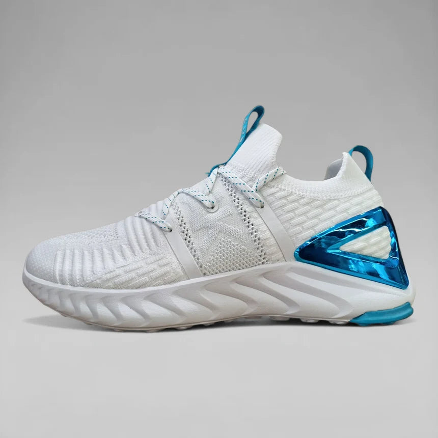 Peak Men Running Shoes Taichi Plus White Sky Blue