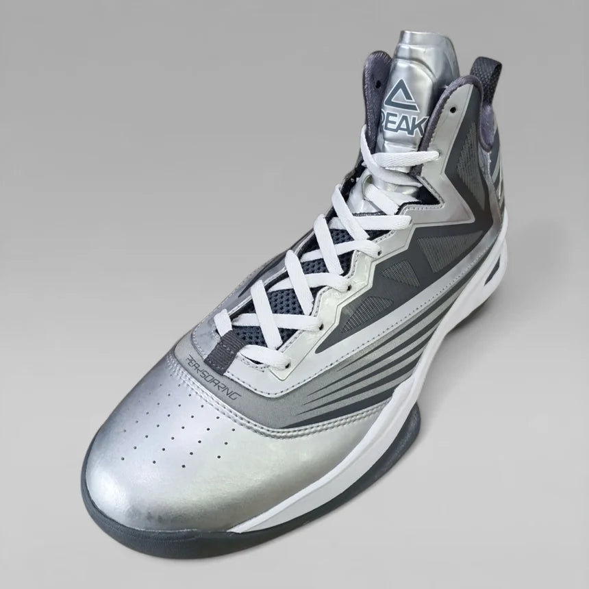 Peak Men Basketball Shoes Grey E52011A
