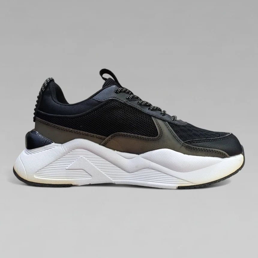 Peak Women Casual Shoes Black White