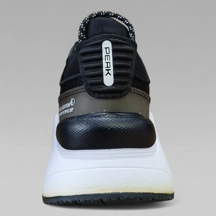 Peak Women Casual Shoes Black White
