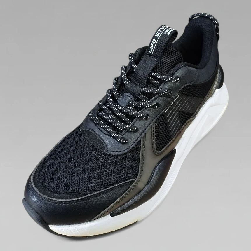Peak Women Casual Shoes Black White