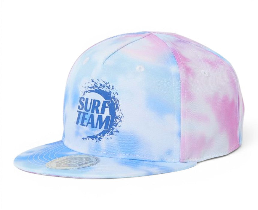 Surf Team Tie Dye Snapback Cap