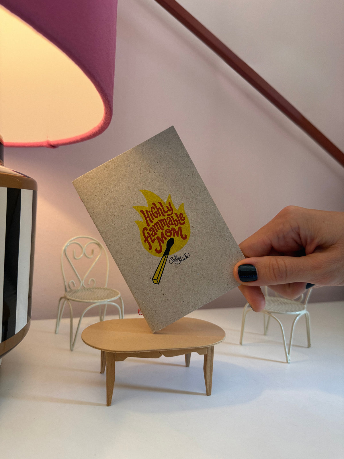 Highly Flammable Mom - Mini Notebook