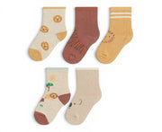 Animal Print Baby Socks 5 Pack