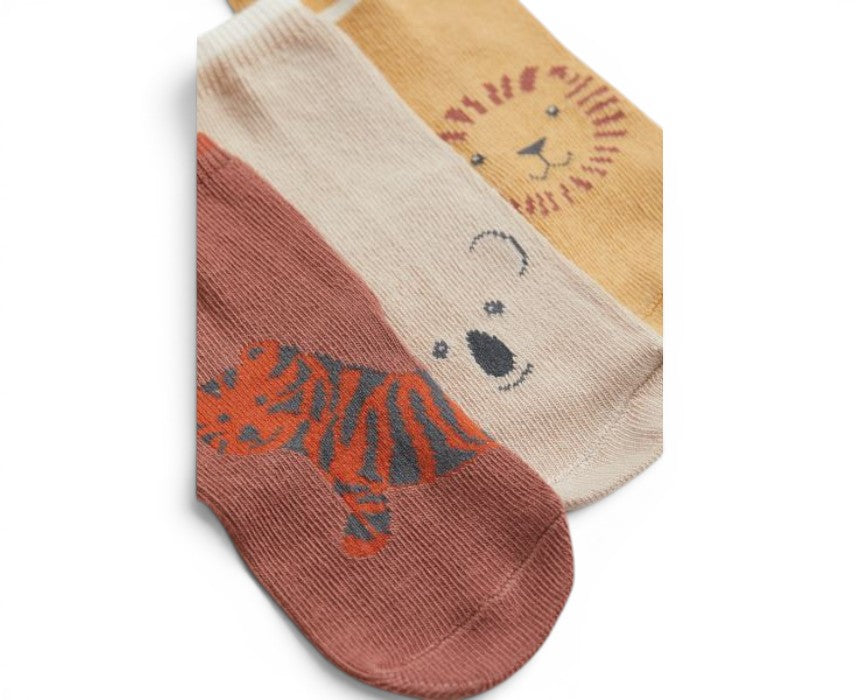 Animal Print Baby Socks 5 Pack