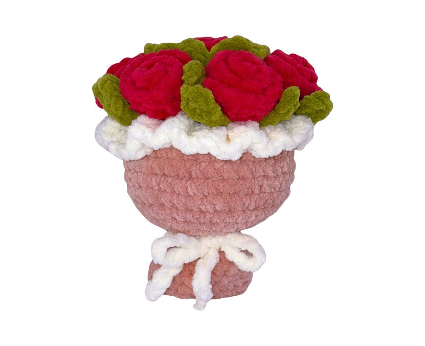 Pink Chonky Flower Bouquet Plushie