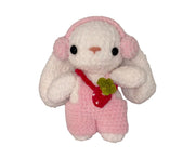 Strawberry Farm Fluffy Bunny Plushie