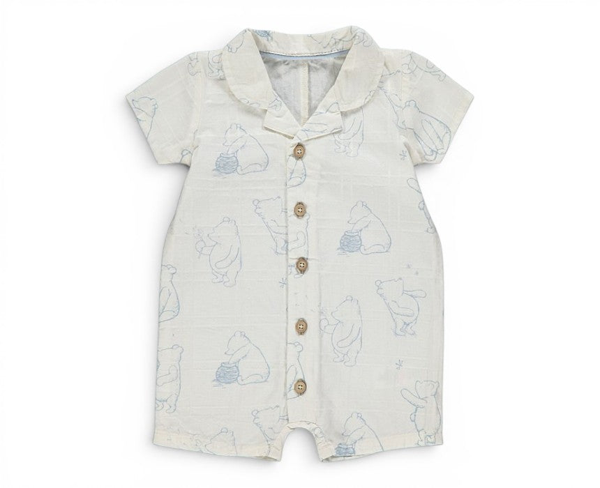 Winnie the Pooh Muslin Baby Romper