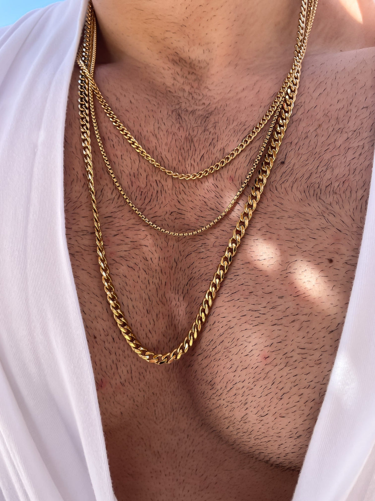 The Layering Chains Necklaces