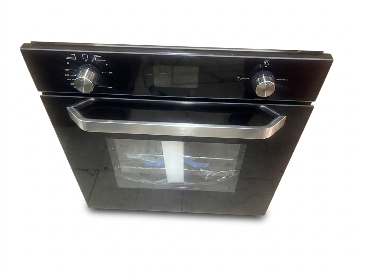 Super Chef Oven 65cm Gas Glass Black