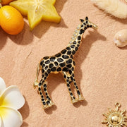 Whimsical Standing Giraffe Brooch Petit Détail Lebanon