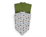 Vehicle Print Dribble Bibs 2 Pack