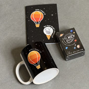 Sun & Moon Illustration Set - 1 Notebook, 1 Mug, 1 Game