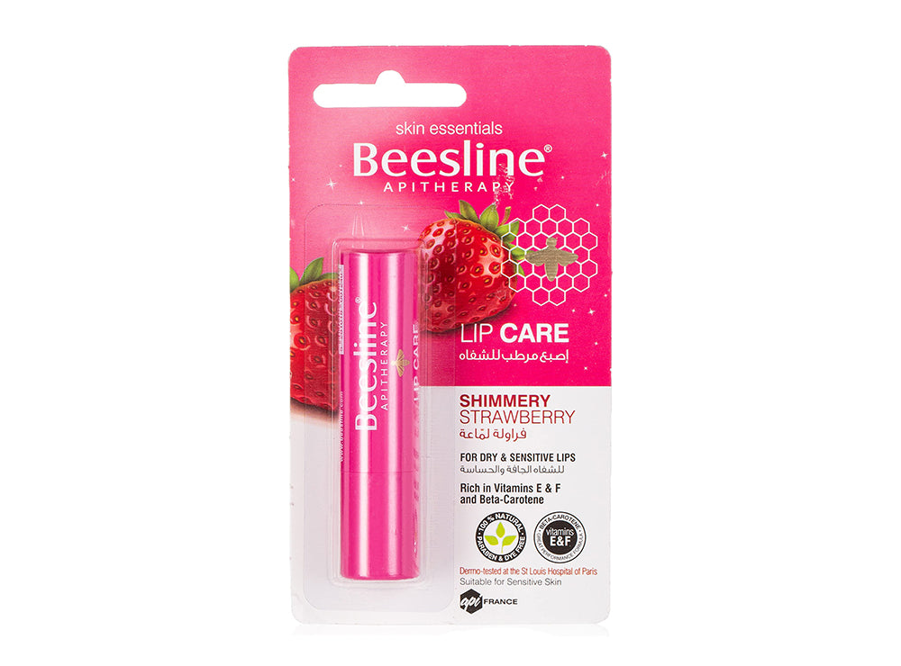 Beesline Shimmery Strawberry Lips 4g