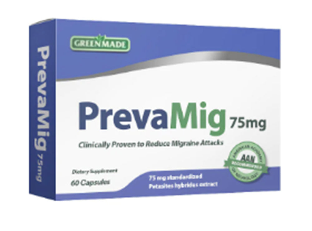 PrevaMig 75mg 60 Capsules