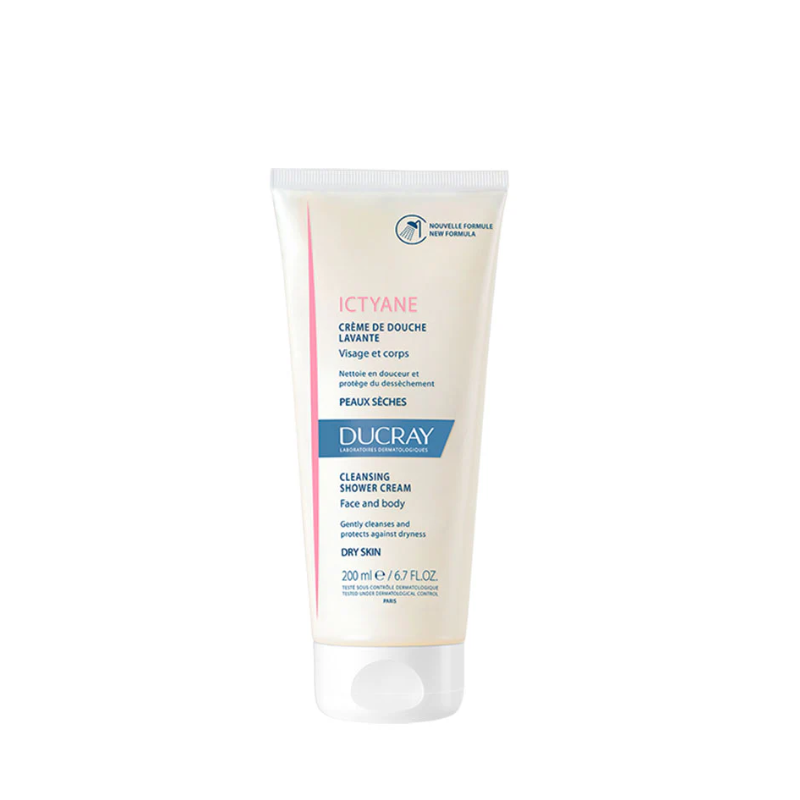 Ducray Ictyane Anti Dryness Shower Cream Cleanser