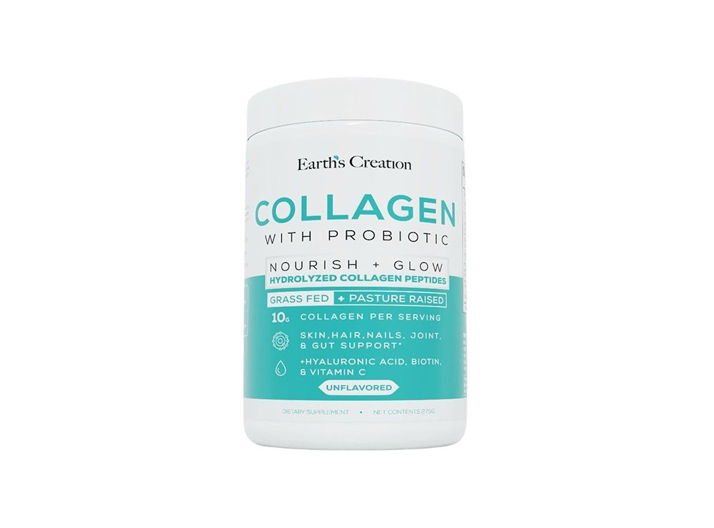 Earth's Creation Collagen With Probiotic Powder Unflavored 277 g