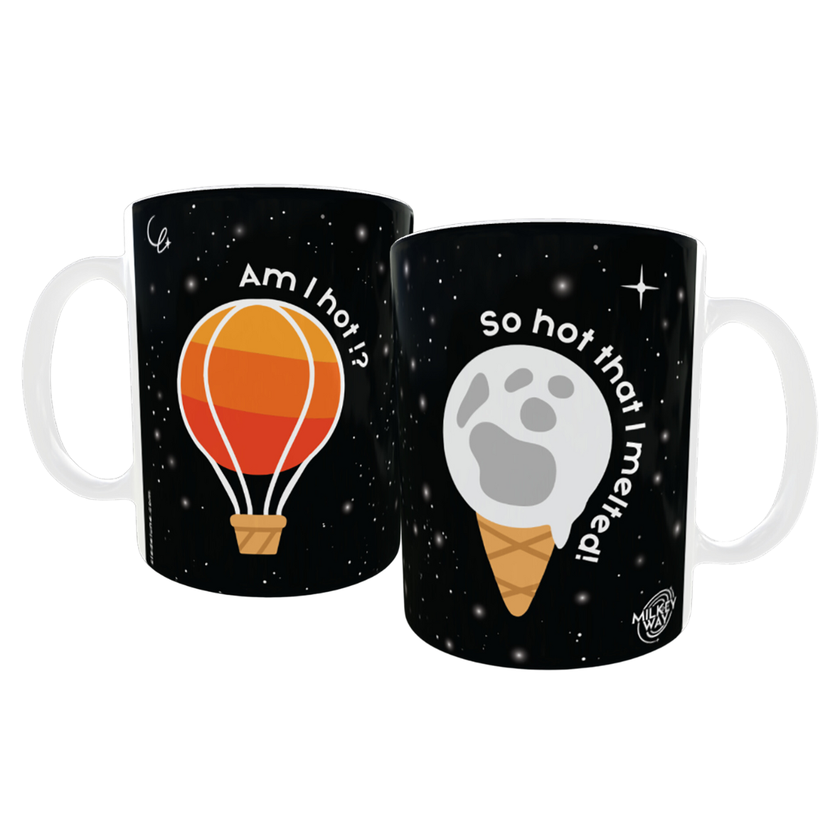 Sun And Moon Cool Hot Mug
