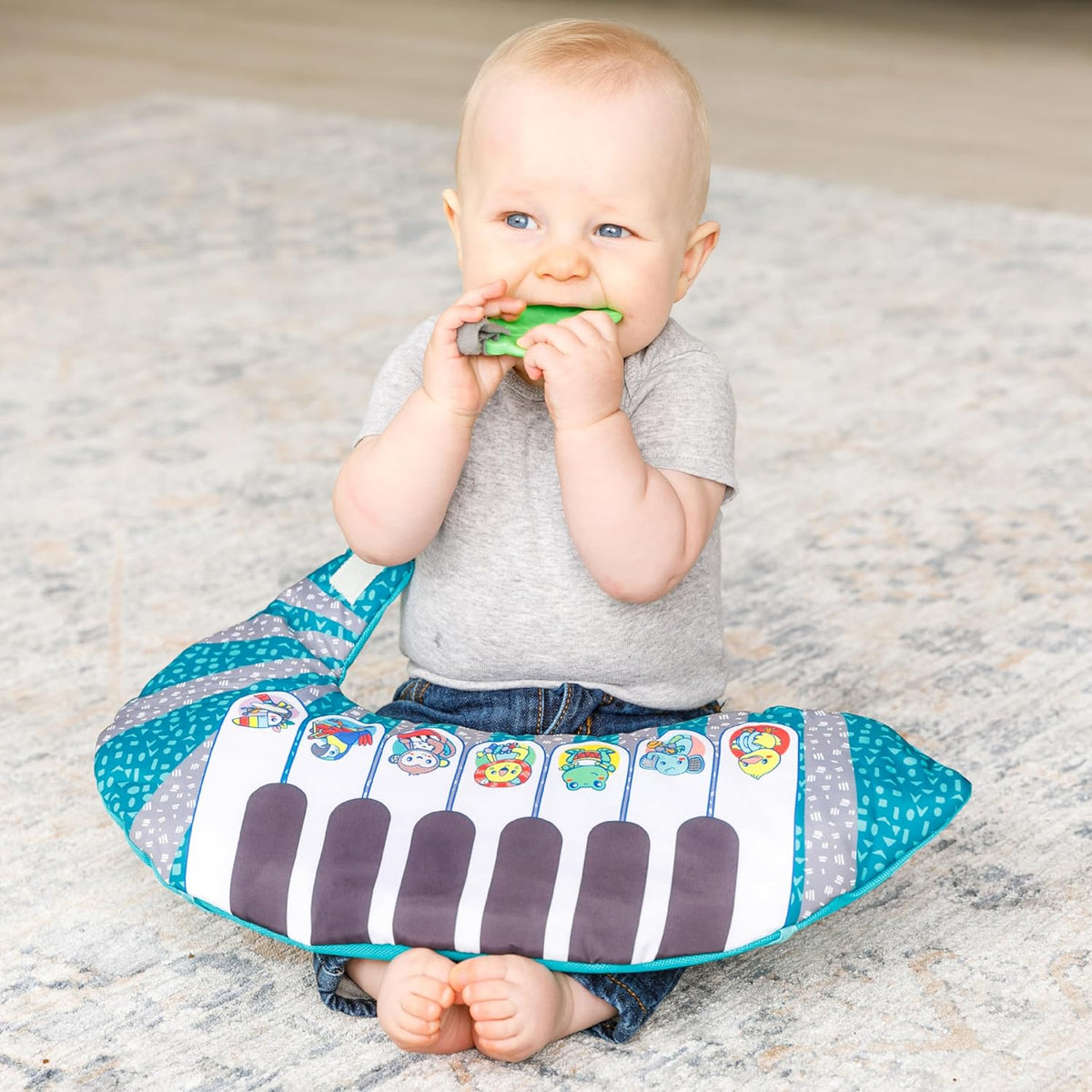 Infantino Grow with Me 3-in-1 Tummy Time Piano by Blue Box Kids