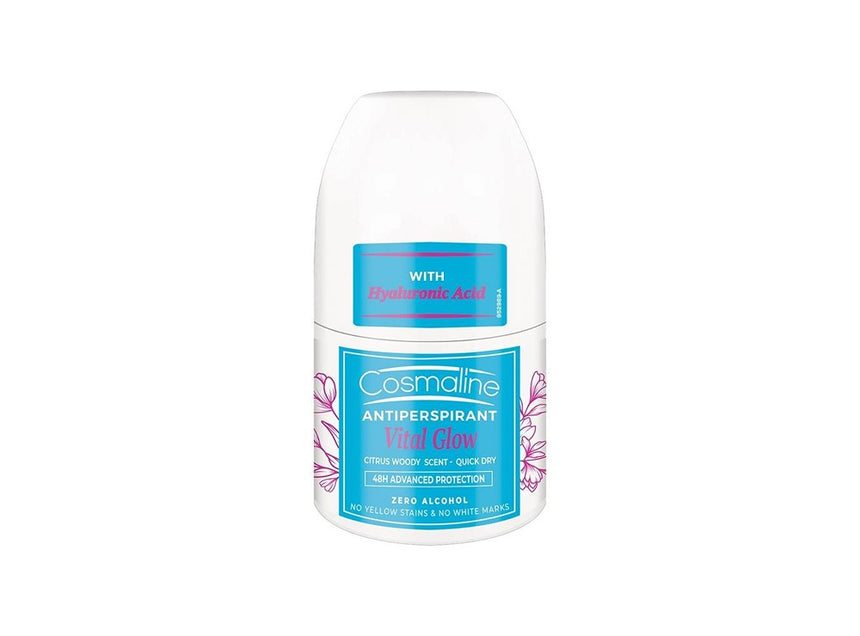 Cosmaline Deo Roll On Vital Glow Zero Alcohol 50 ml