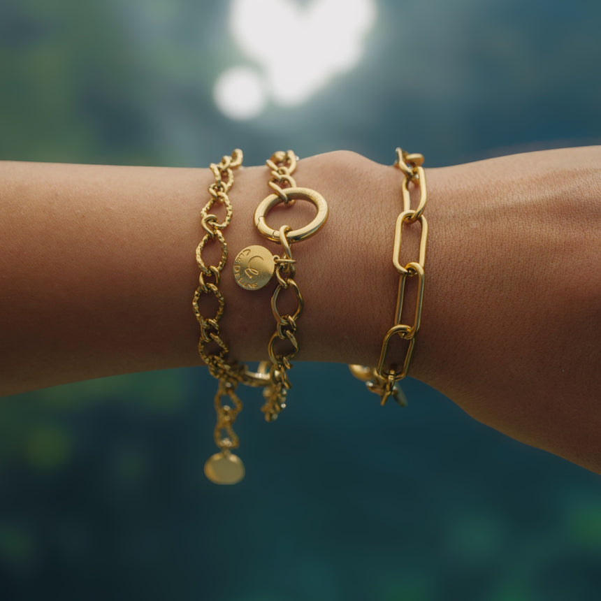 Bare Bracelet Chains of Connection