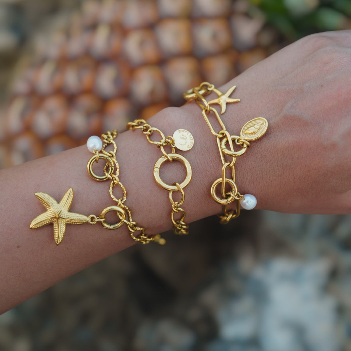 Golden Trace Charm