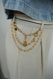 Chain Set - 1 Necklace, 1 Bracelet, 1 Charm