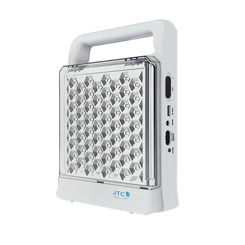 JTC 60Pcs Bright Light Rechargeable 180° Light Lantern, USB Output, DC12V Input, White Design