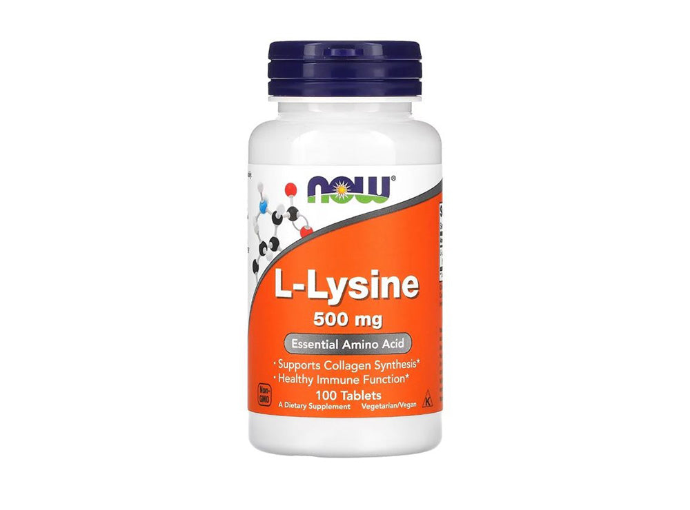 Now L Lysine 500 mg 100 Tablets
