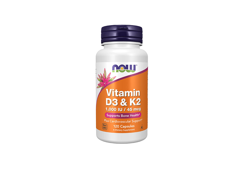 Now Vitamin D3 1000Iu K2 45Mcg 120 Pieces