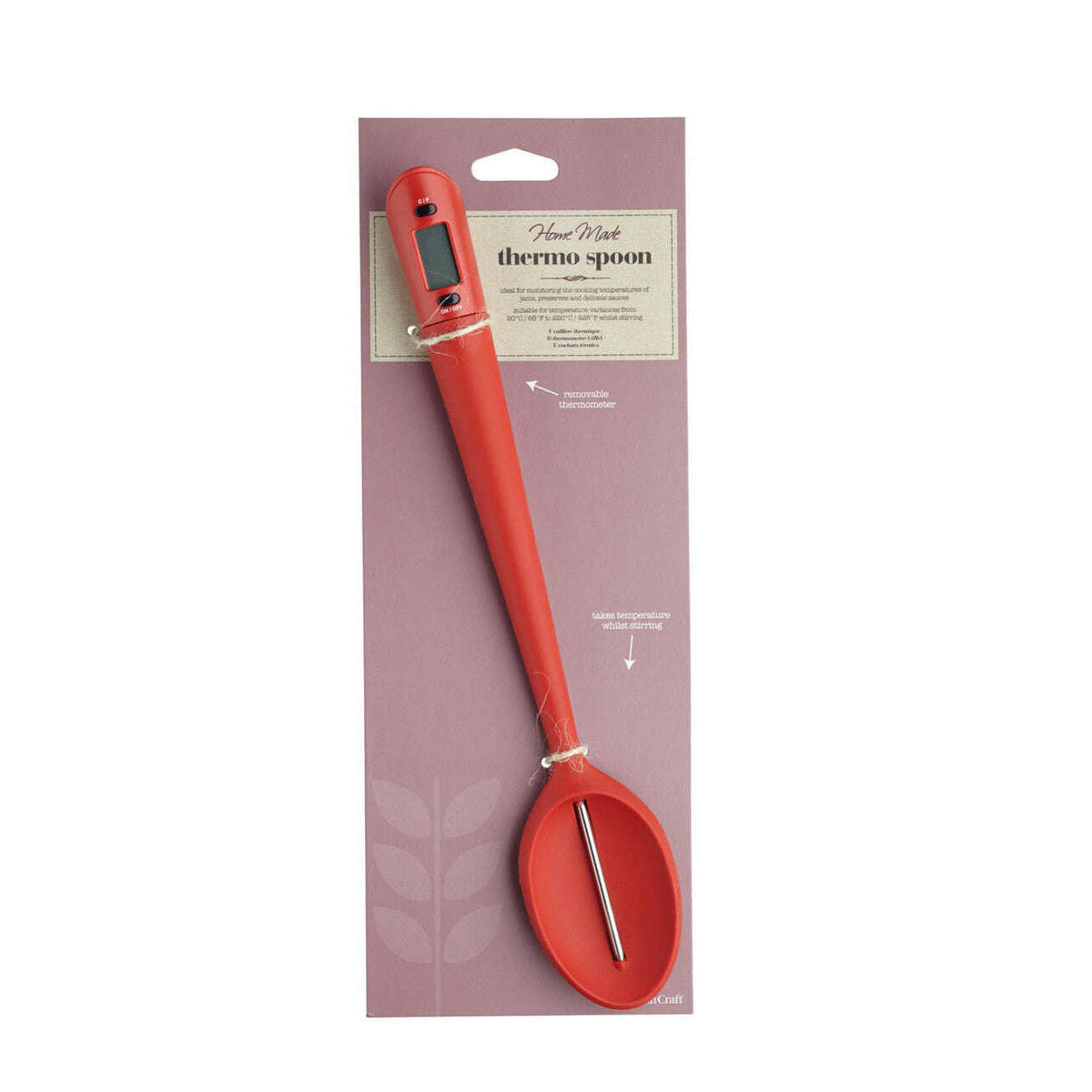 Home Made Silicone Thermo Spoon thermometer Home Made Silicone Thermo Spoon Home Made Silicone Thermo Spoon KitchenCraft