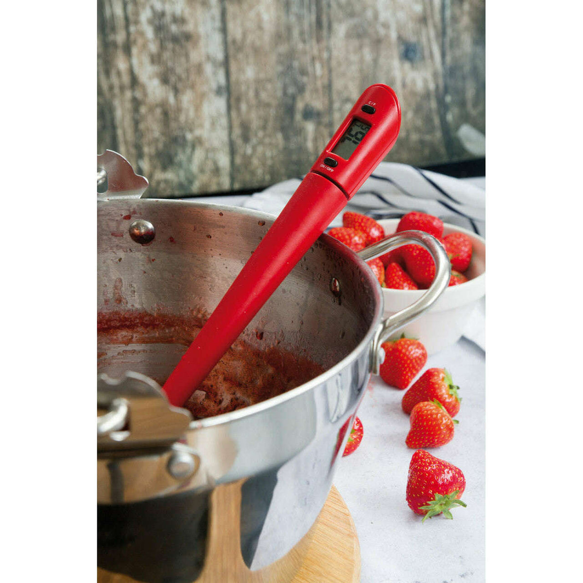 Home Made Silicone Thermo Spoon thermometer Home Made Silicone Thermo Spoon Home Made Silicone Thermo Spoon KitchenCraft