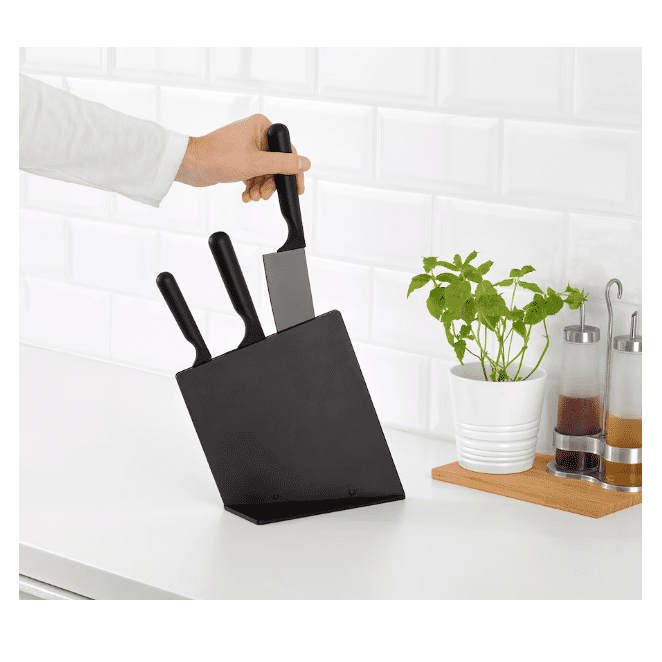 IKEA Knife Set Black