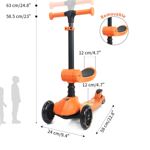 KICK N ROLL 2 IN 1 LAMBORGHINI KID SCOOTER by KICK N ROLL