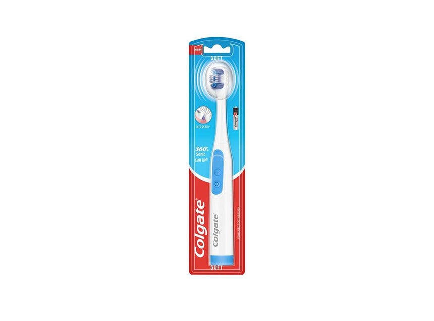 Colgate 360 Sonic Soft Battery Powered Toothbrush