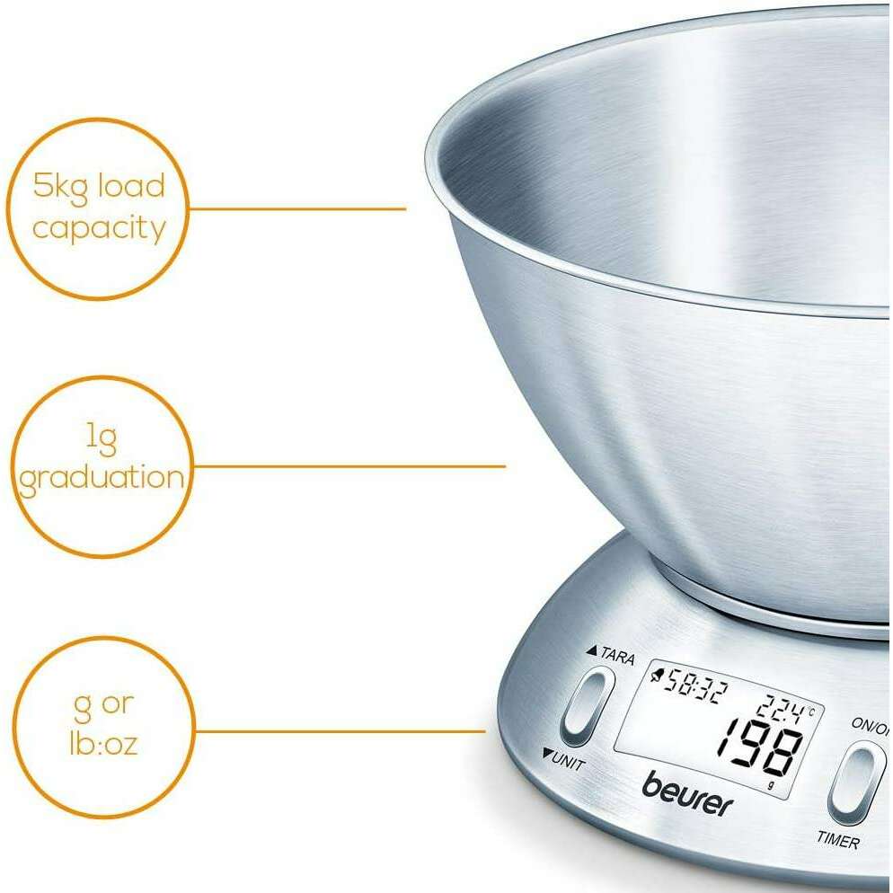 The German Outlet, Beurer, Modern Digital Kitchen Scale