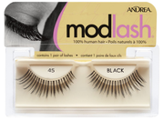 Andrea Mod Lash 45 Black Sm Clam 2 Pieces