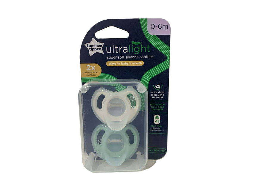 Tommee Tippee Ultra Light Soother Teats 0-6M 2 Pieces