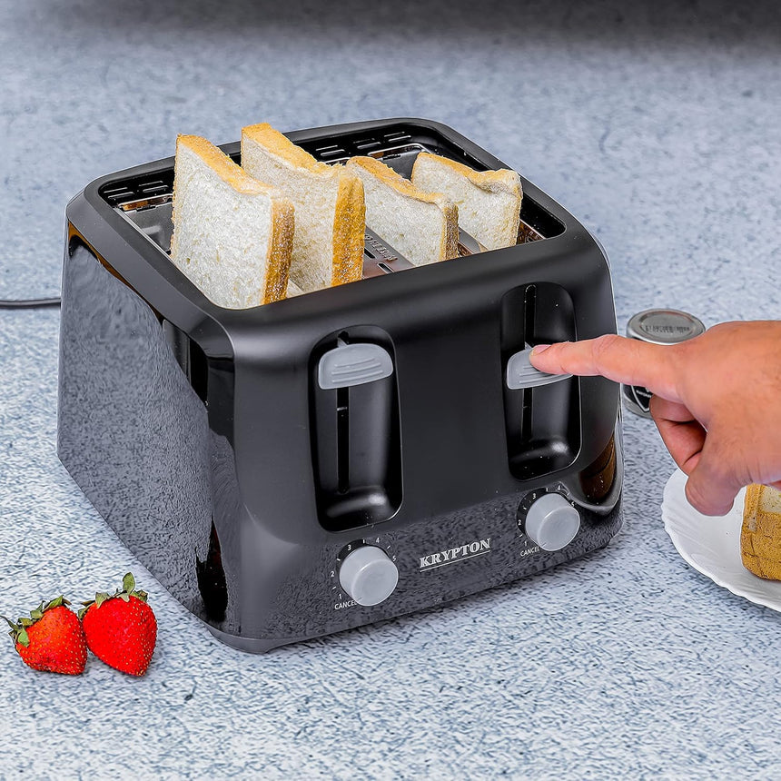 Krypton 4-Slice Slot Bread Toaster 1400W