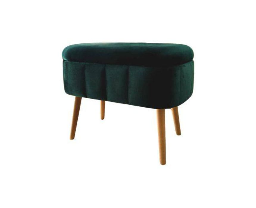 Storage Pouf in Petrol
