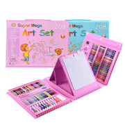 Ultimate Kids Art Painting Set - 208 Pieces