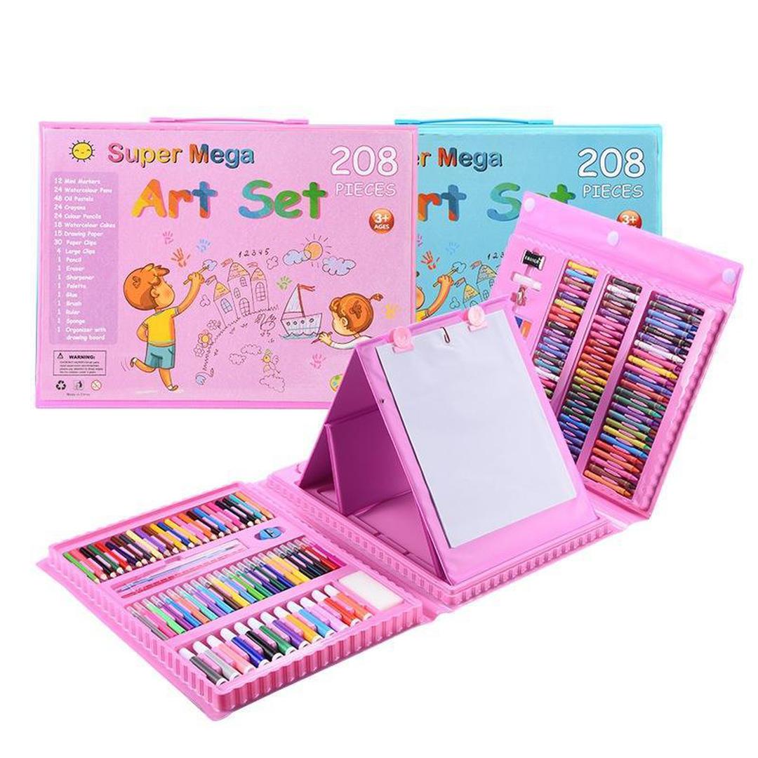 Ultimate Kids Art Painting Set - 208 Pieces