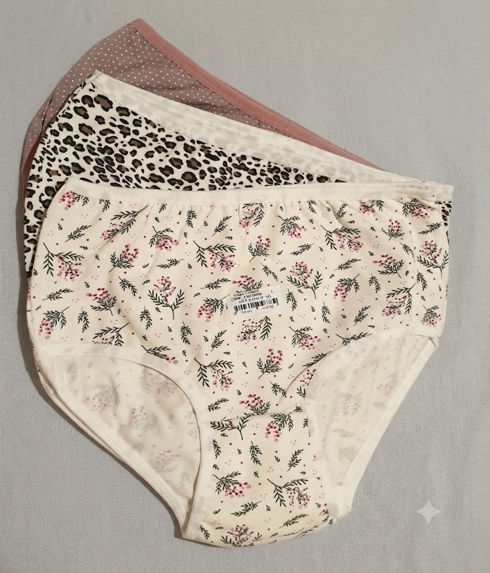 Pinky Promise Printed Slip Underwear L