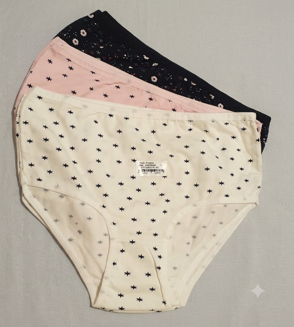 Pinky Promise Printed Slip Underwear L