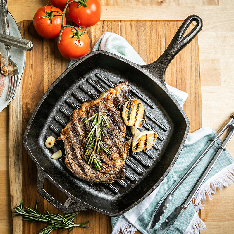 Grill Pan Square Cast Iron 26cm,  Black Cast Iron Grill Pan Square Cast Iron 26cm,  Black Grill Pan Square Cast Iron 26cm,  Black Lodge
