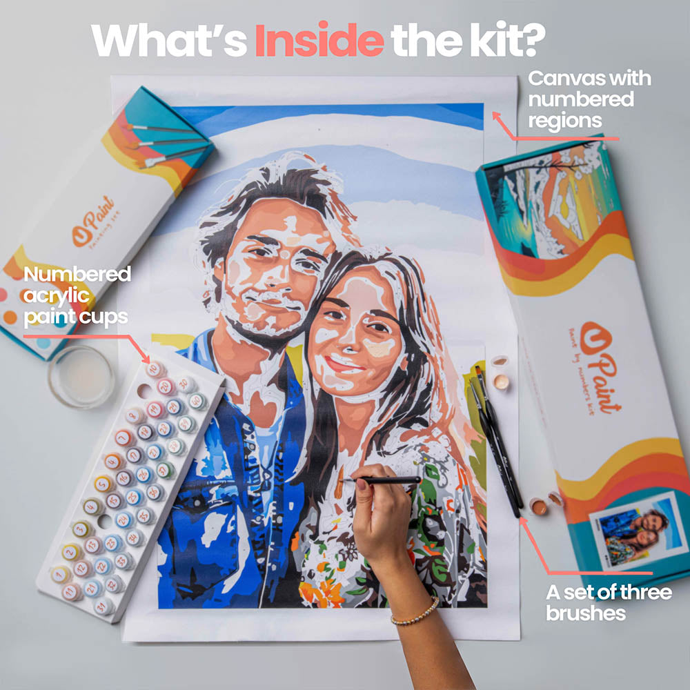 uPaint Customized Paint by Numbers Kit