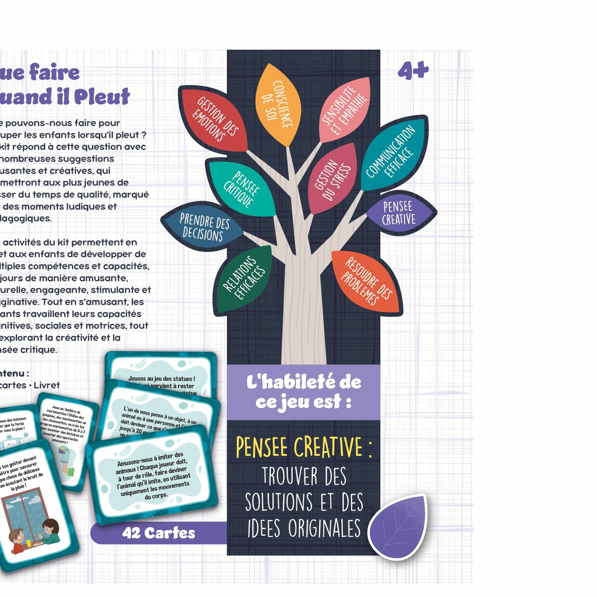 LIFESKILLS QUE FAIRE QUANT IL PLEUT by Lisciani