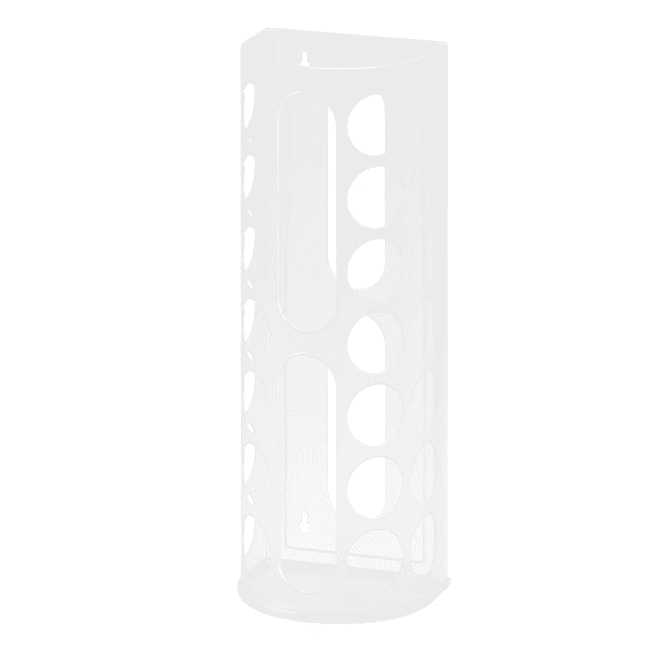 IKEA Plastic bag dispenser, white
