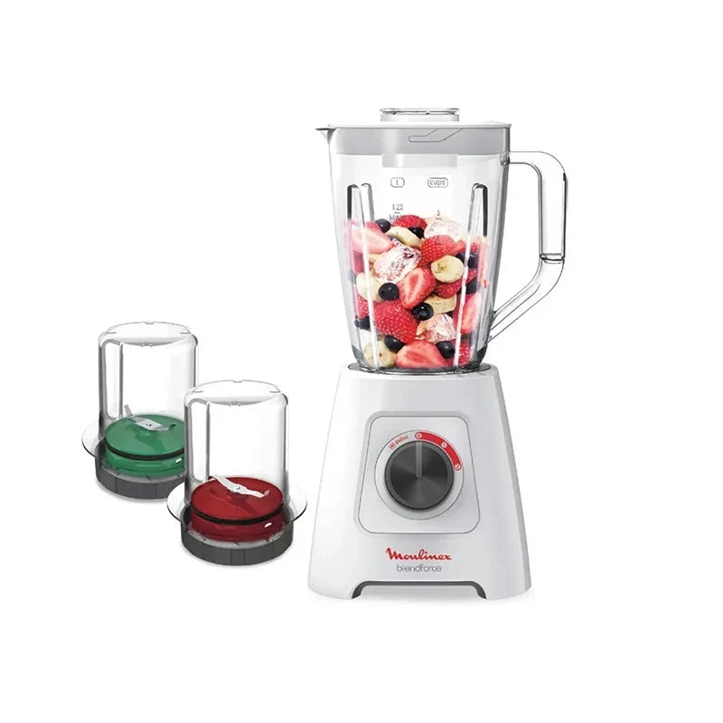 Blender Force , 600W, 2.2L  + Grinder Attachment Blender Blender Force , 600W, 2.2L  + Grinder Attachment Blender Force , 600W, 2.2L  + Grinder Attachment Moulinex