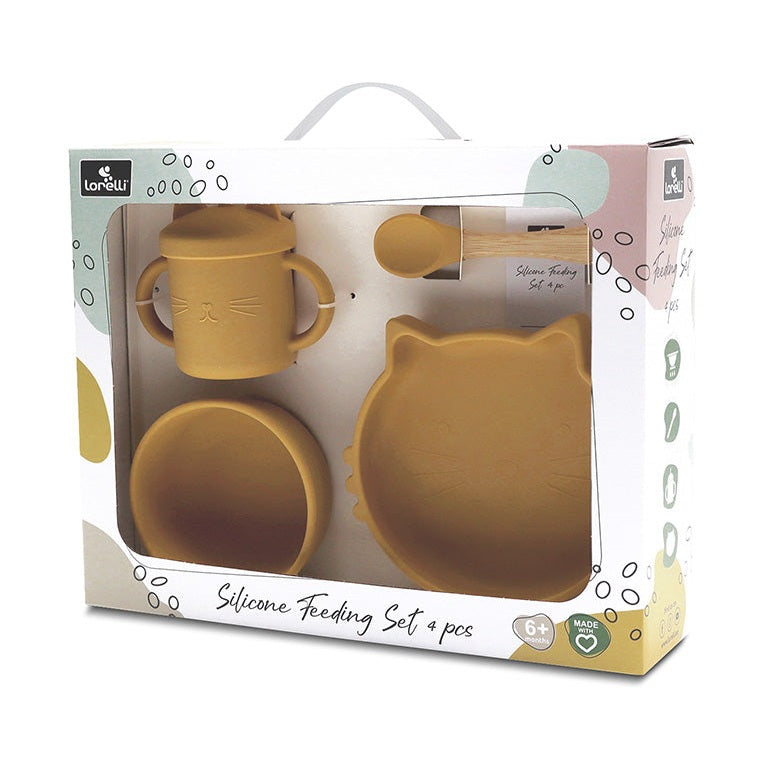 LORELLI SILICONE FEEDING SET 4 PCS by Lorelli